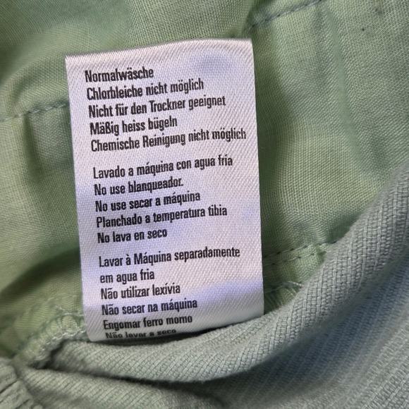 Rhythm Mens Cord Jam Shorts Green Size 30x6 Drawstring Corduroy - Picture 5 of 9